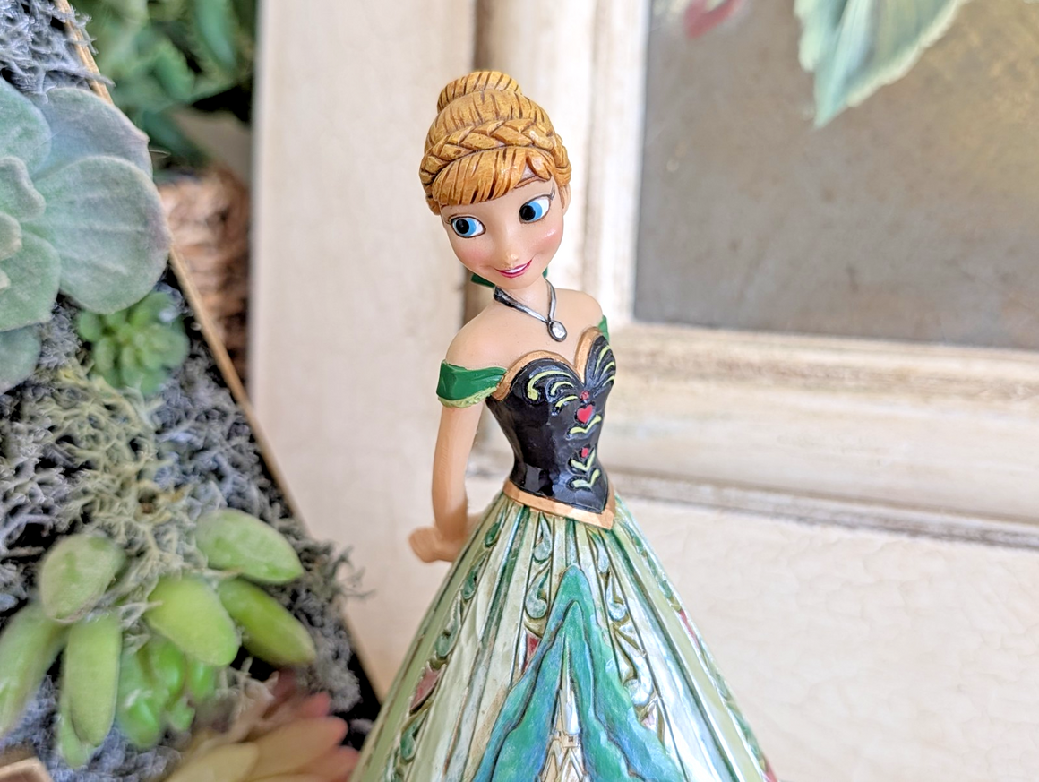 Disney Traditions Anna Arendelle Royalty 4048661 repaired Castle Dress figurine - view 2