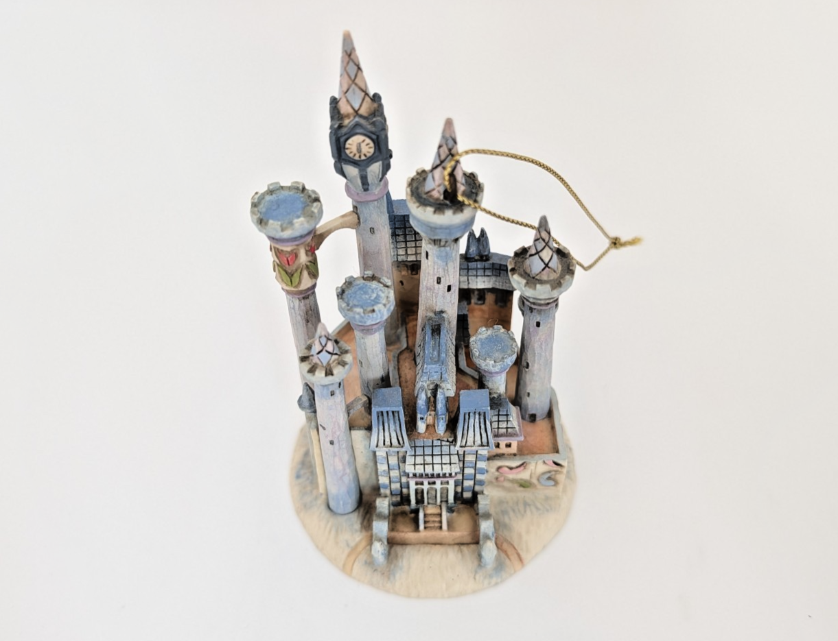 Disney Traditions Cinderella Castle hanging ornament A20410