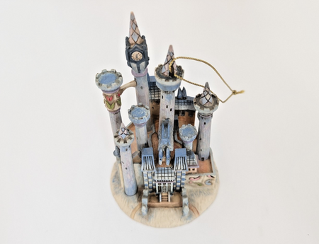 Disney Traditions Cinderella Castle hanging ornament A20410
