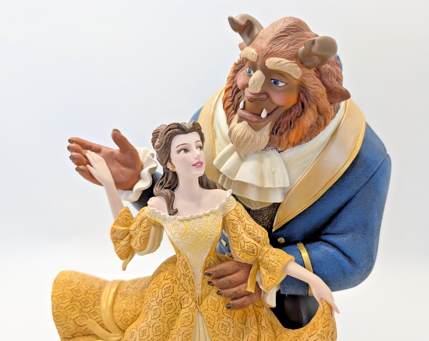 Alternate view of Disney Showcase Belle and Beast deluxe figurine 6006277