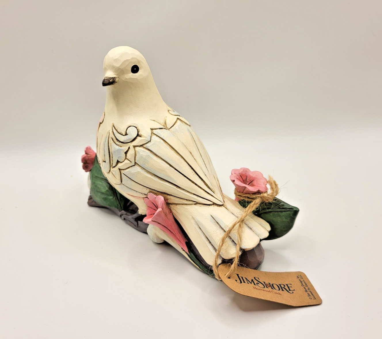 Jim Shore Heartwood Creek Messenger of Peace dove figurine photo 2