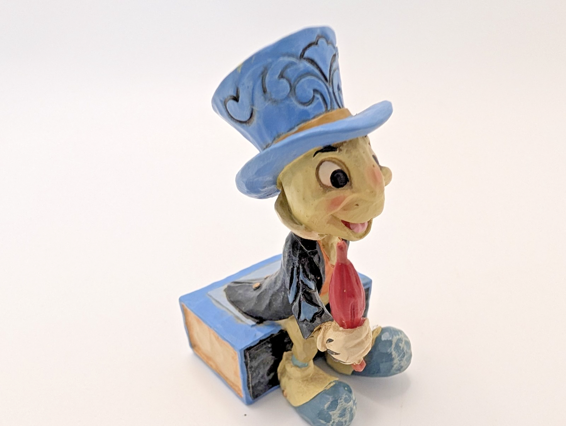 Disney Traditions Jiminy Cricket On Matchbox Figurine Pinocchio Jim Shore16