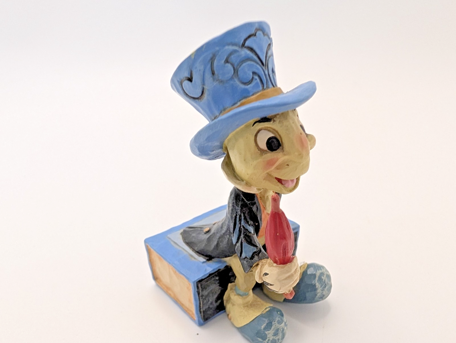 Disney Traditions Jiminy Cricket On Matchbox Figurine Pinocchio Jim Shore16