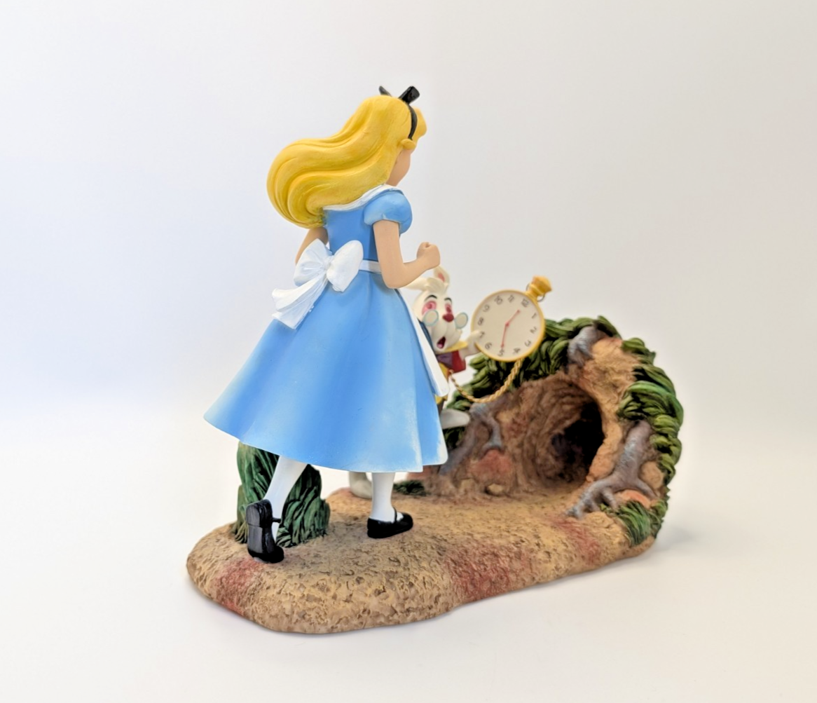 Disney Enchanting Collection Alice and White Rabbit Mr Rabbit Wait figurine photo 13