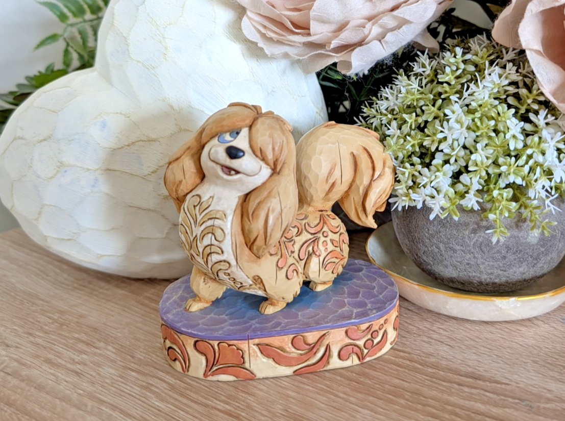 Disney Traditions Showcase Flirtatious Peg Figurine Lady & Tramp Jim Shore Boxed0