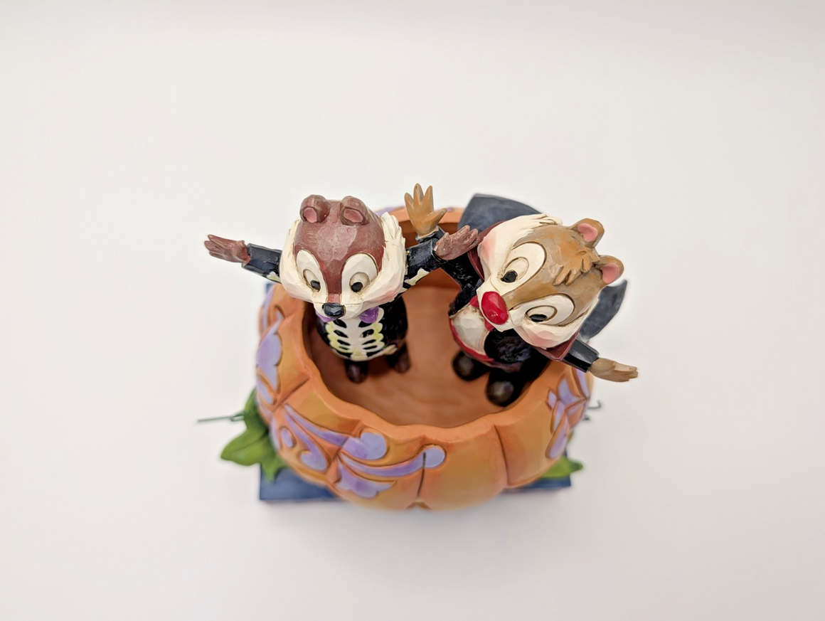 Disney Traditions Chip and Dale Tiny Tricksters Halloween figurine photo 17