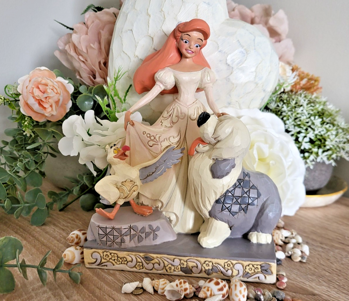 Disney Traditions Ariel Figurine Spirited Siren The Little Mermaid Max & Scuttle0