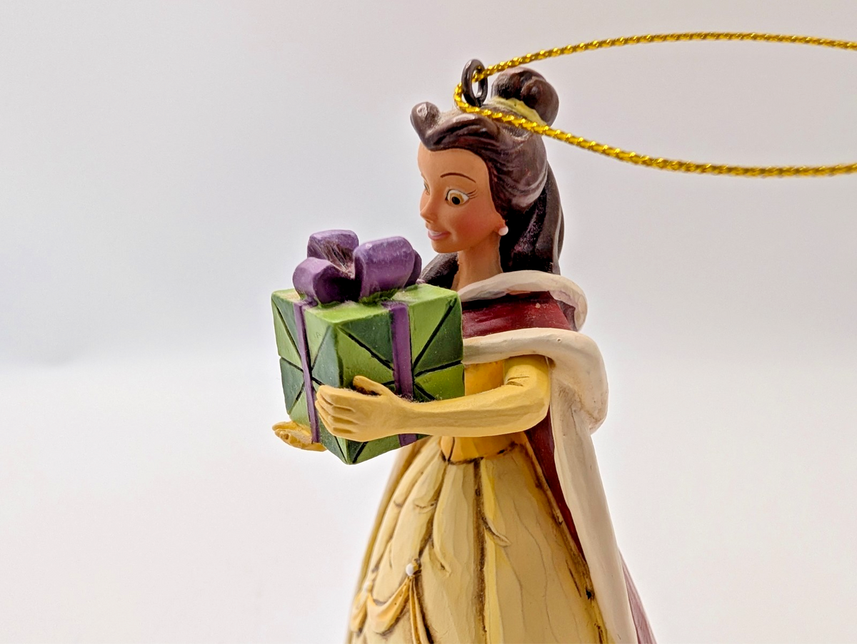 Disney Traditions Belle Beauty hanging ornament A21426 boxed - condition close-up