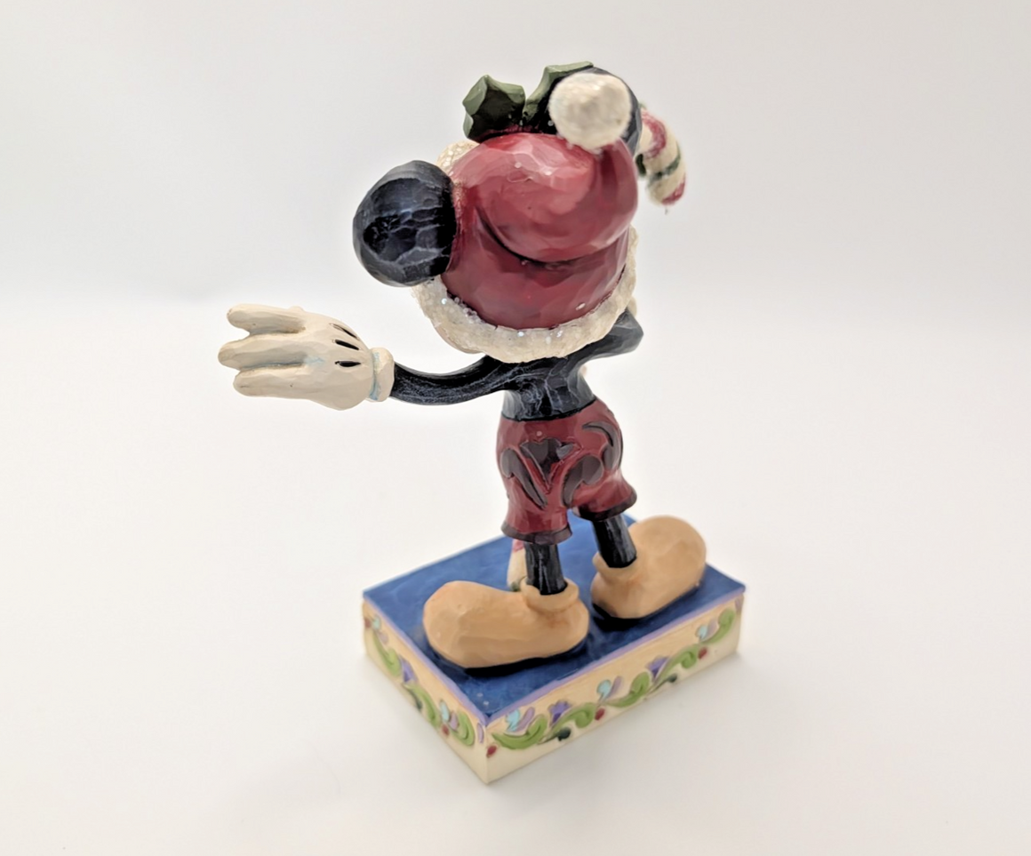 Disney Traditions Mickey Mouse Sweet Greetings Christmas Figurine Jim Shore4