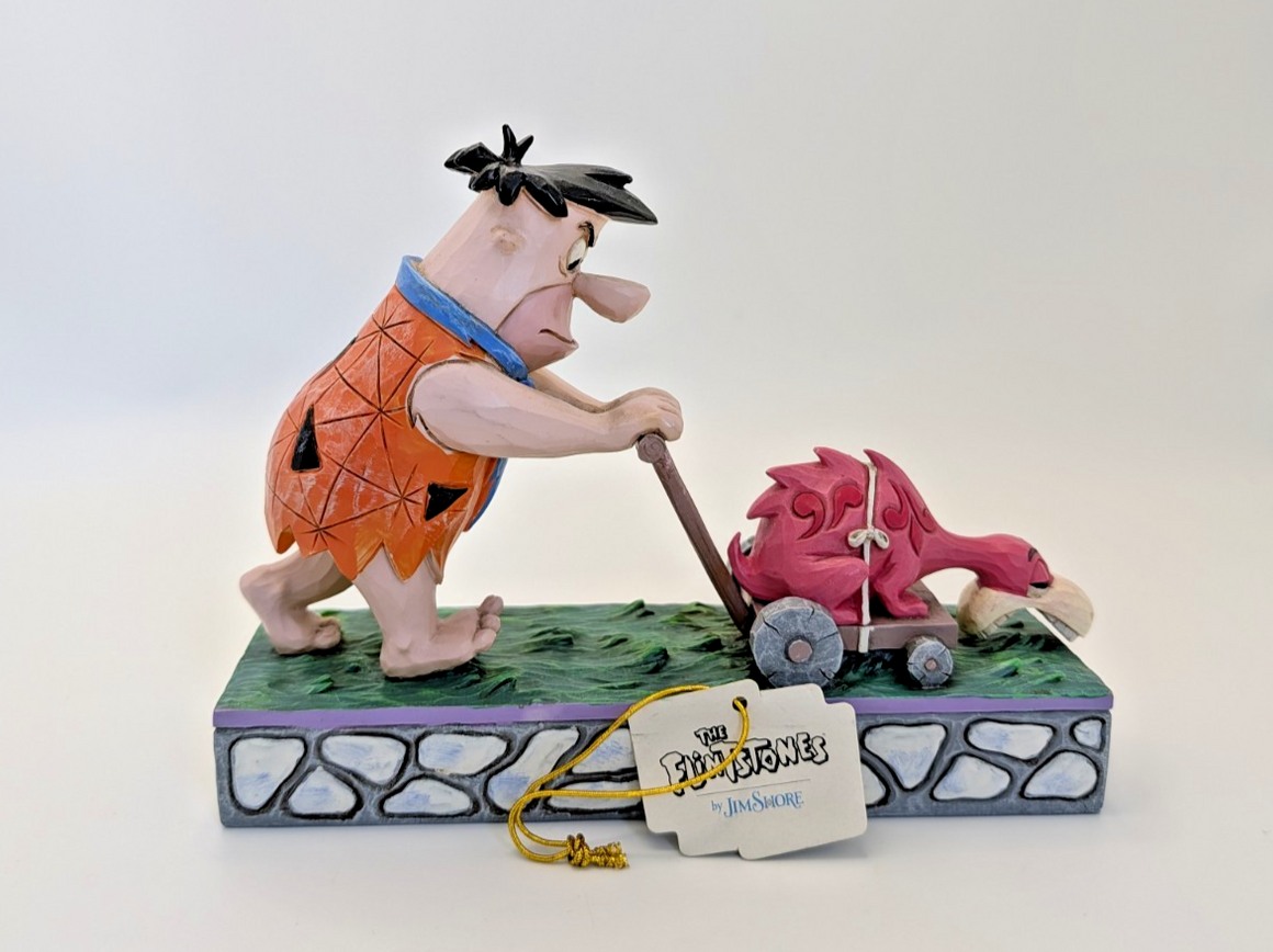 Jim Shore Flintstones Fred Flintstone Mower-a-saurus figurine 4058333 photo 5