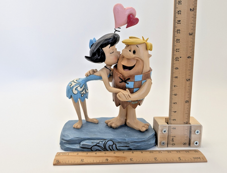 The Flinstones Jim Shore Barney & Betty Rubble Figurine Rubble Romance 405159514