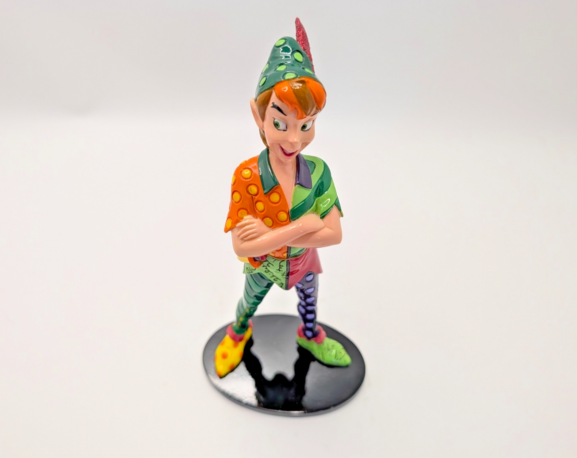 Disney Britto Peter Pan 4056846 boxed figurine - character face detail