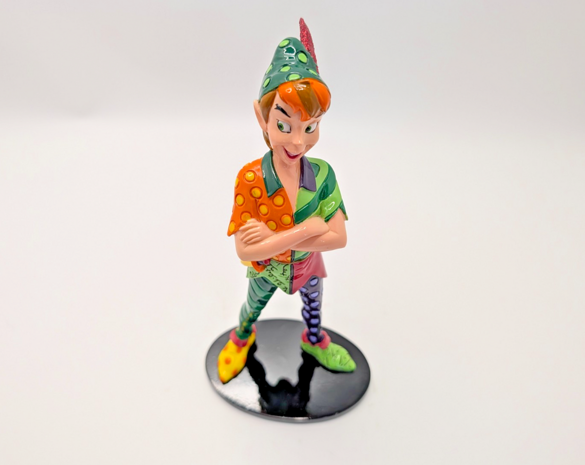 Disney Britto Peter Pan 4056846 boxed figurine - character face detail