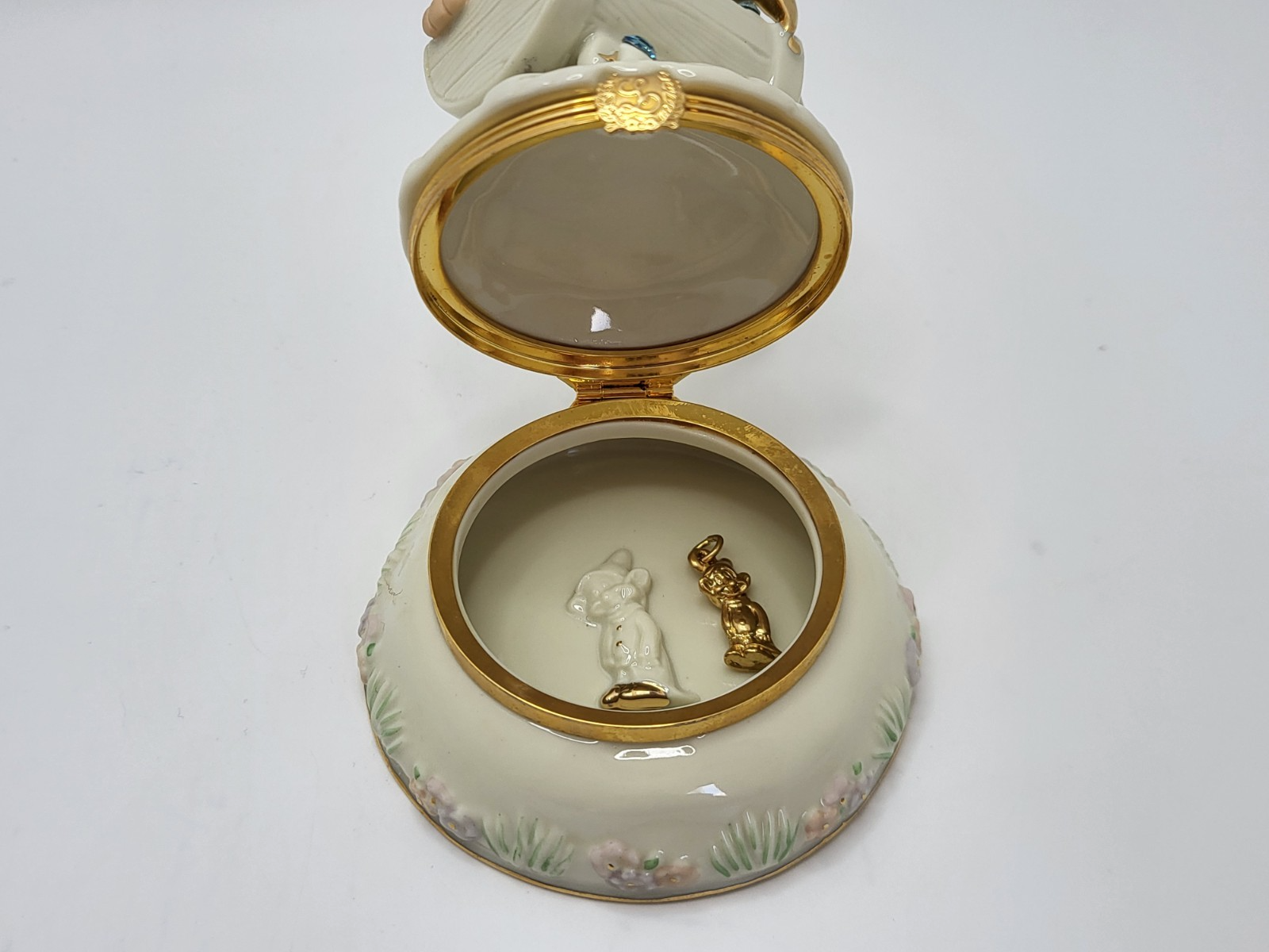Lenox Disney Dopey Treasure Box Snow White COA COMPLETE Trinket Box With Charm10