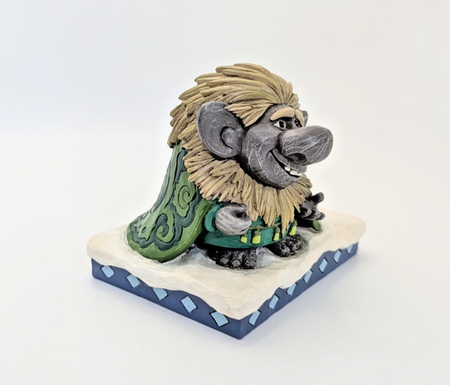 Grand Pabbie Frozen figurine hand-painted folk-art pattern