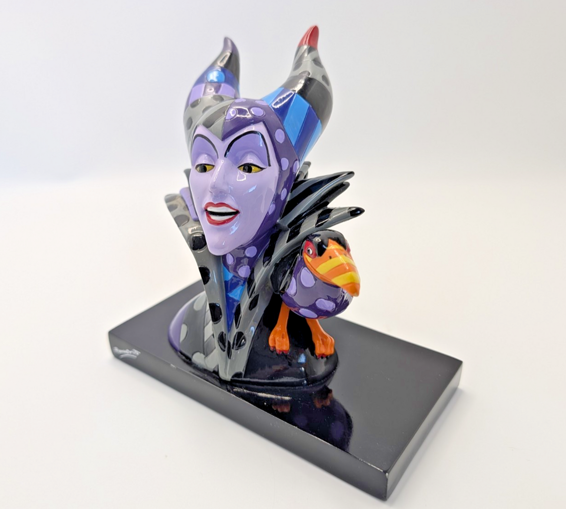 Disney Britto Maleficent and Diablo bust 4039141 Sleeping Beauty figurine - view 4