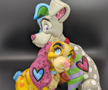 Disney Britto Lady and the Tramp 4046355 pop art figurine - view 2