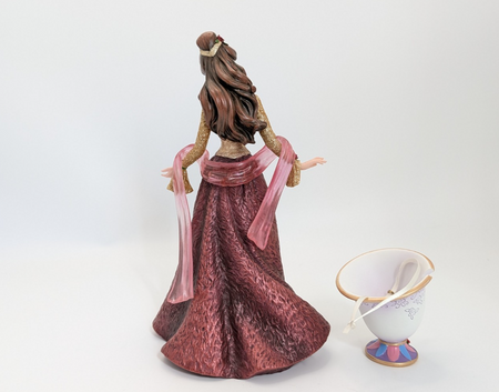 Disney Showcase Haute Couture Belle & Chip Christmas Holiday Figurine 40533497