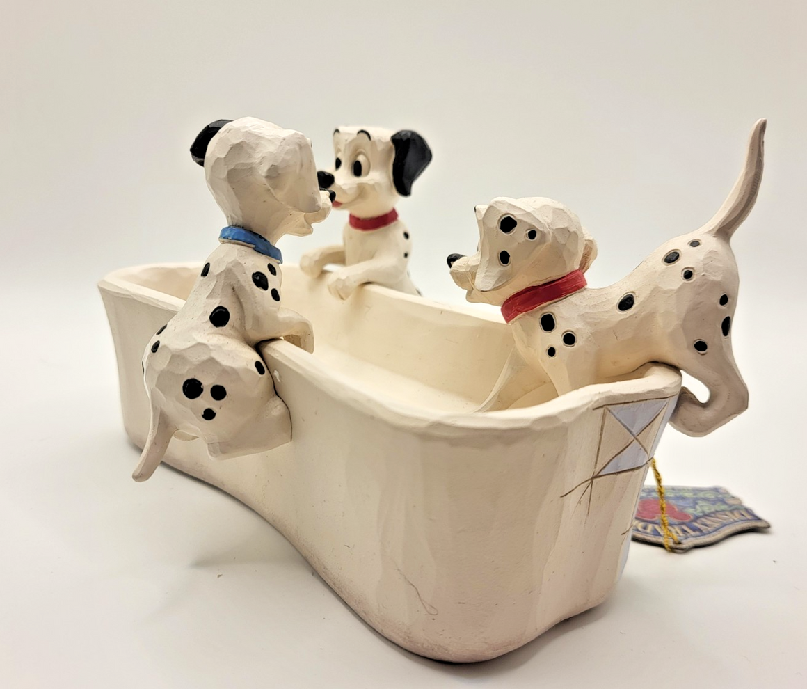Disney Traditions 101 Dalmations Ornament 'Puppy Bowl' Jim Shore 60080605