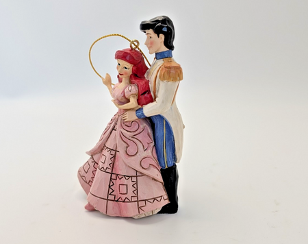 Disney Traditions Ariel and Prince Eric Hanging Ornament A28962 by Jim Shore - Boxed - product view 4