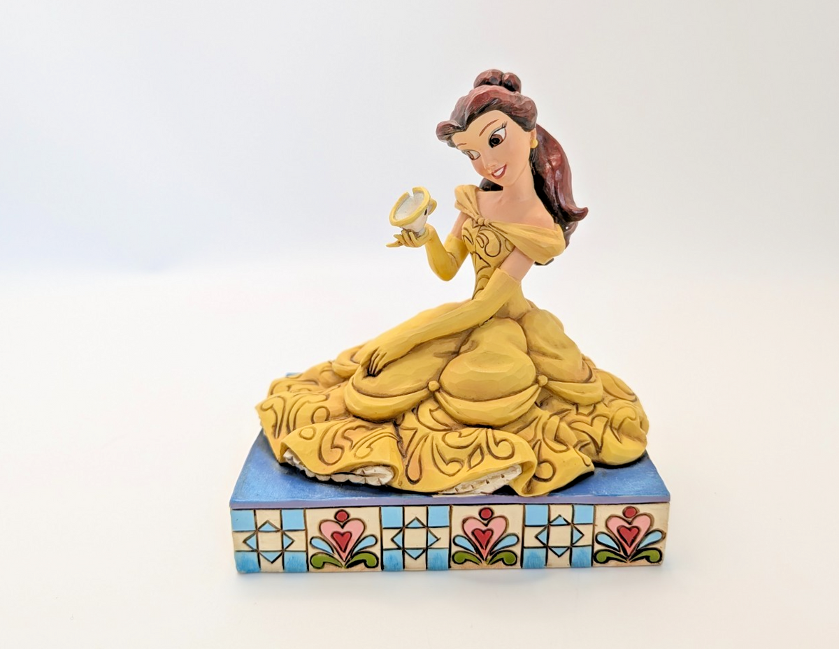 Disney Traditions Belle and Chip Curious and Kind 4037513 – left-side view