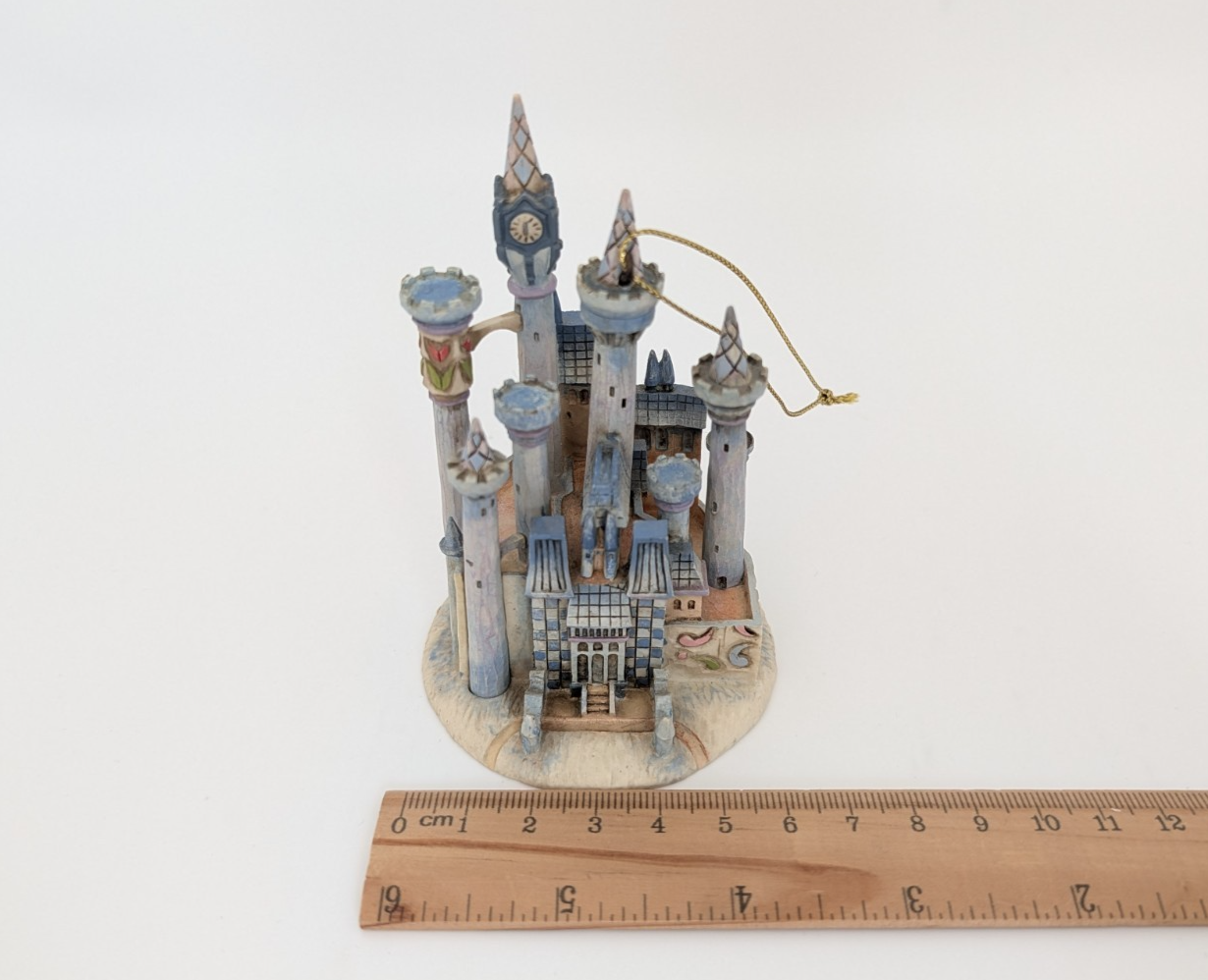 Disney Traditions Cinderella Castle hanging ornament A20410