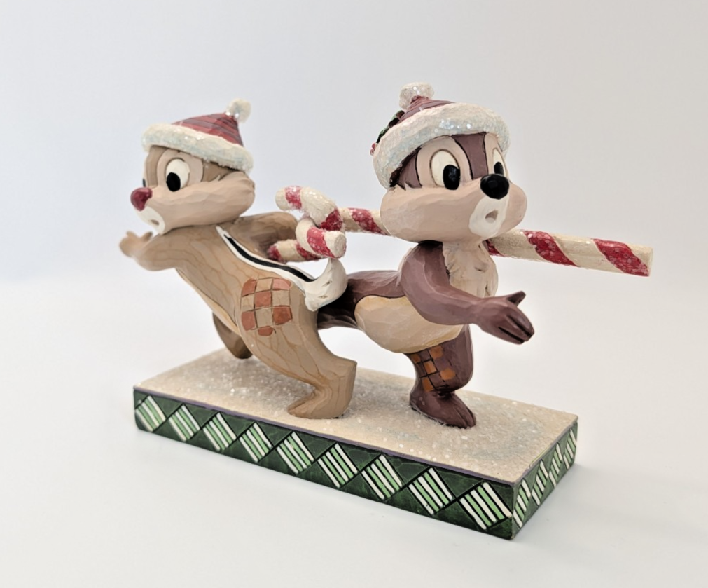 Disney Chip & Dale Candy Cane Caper Christmas Figurine 4051975 Jim Shore2