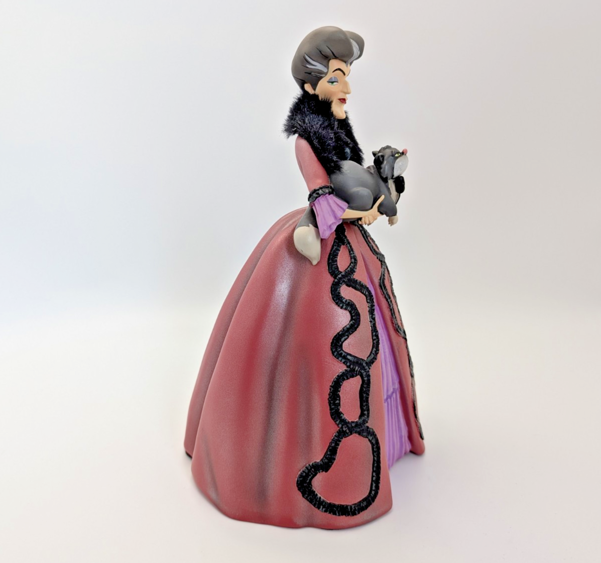 Disney Showcase Rococo Lady Tremaine & Lucifer Figurine Cinderella Villain Boxed15