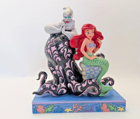 Disney Traditions Ariel and Ursula Wicked and Wishful 6010094 – reverse view