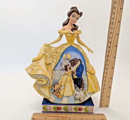 Disney Traditions Showcase Belle Moonlit Enchantment Figurine Beauty Jim Shore15