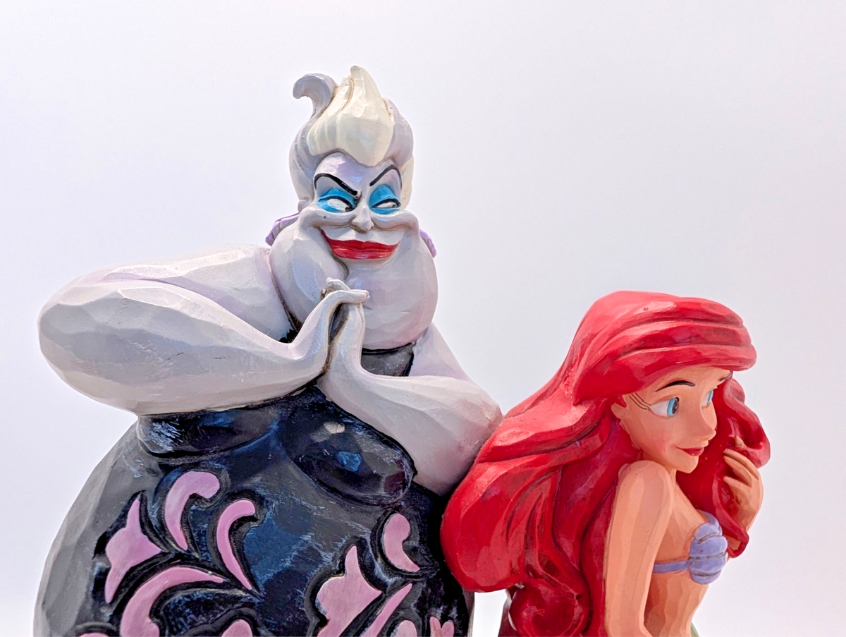 Disney Traditions Ariel and Ursula Wicked and Wishful 6010094 – reverse view