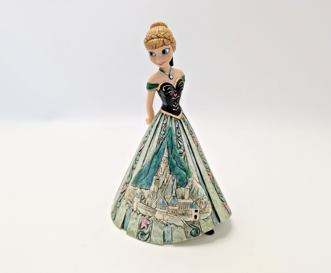 Disney Traditions Anna Arendelle Royalty 4048661 repaired Castle Dress figurine - view 4