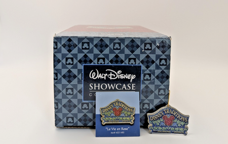 Disney Traditions Showcase Minnie La Vie En Rose Figurine With Flowers Boxed18