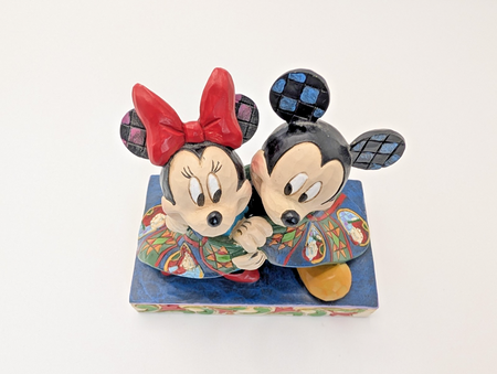 Disney Traditions Mickey & Minnie Mouse Warm Wishes Christmas Figurine Jim Shore14
