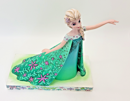 Disney Traditions Celebration Of Spring Figurine Elsa Frozen Ornament20