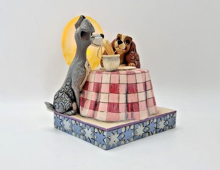 Disney Traditions Lady & The Tramp Light Up Figurine A Moonlit Romance Ornament11