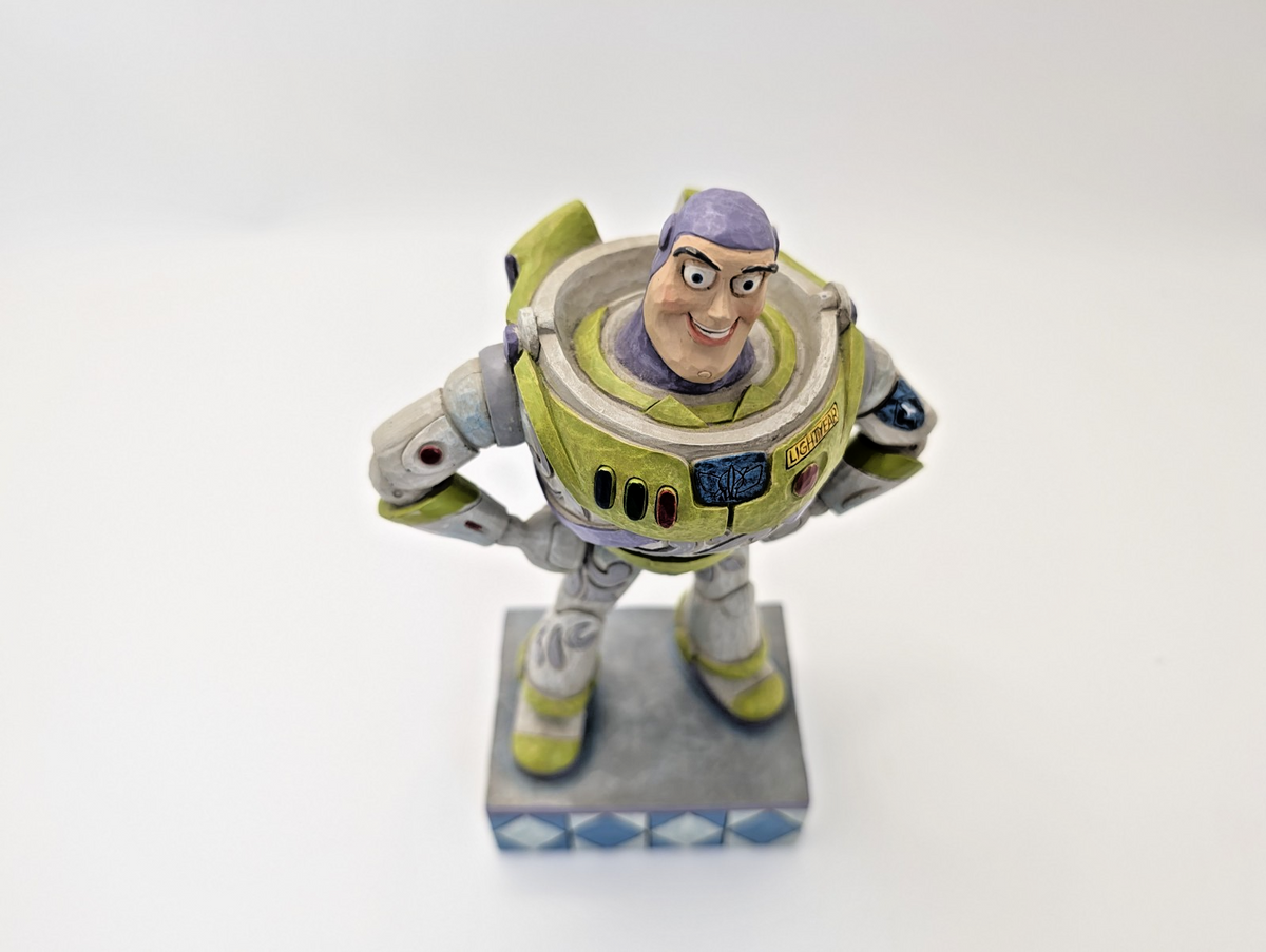 Enesco Disney Toy Story Buzz Lightyear Figurine 7" "To Infinity" 403149112