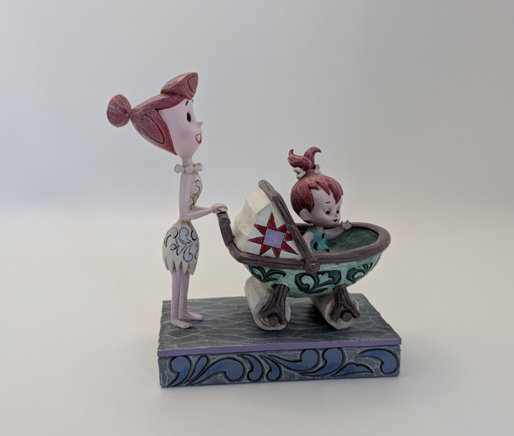 The Flinstones By Jim Shore Wilma And Pebbles Figurine Bedrock Buddy 405833412