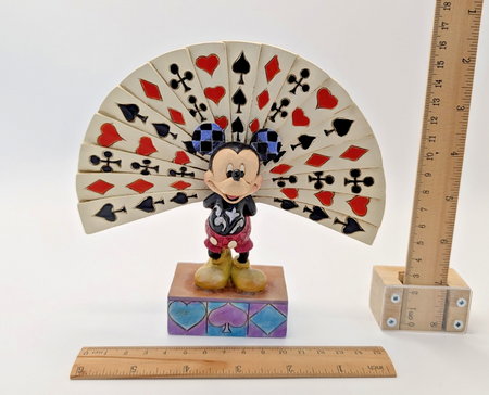 Disney Traditions Mickey Mouse All Decked Out Figurine Cards Collectable Boxed15