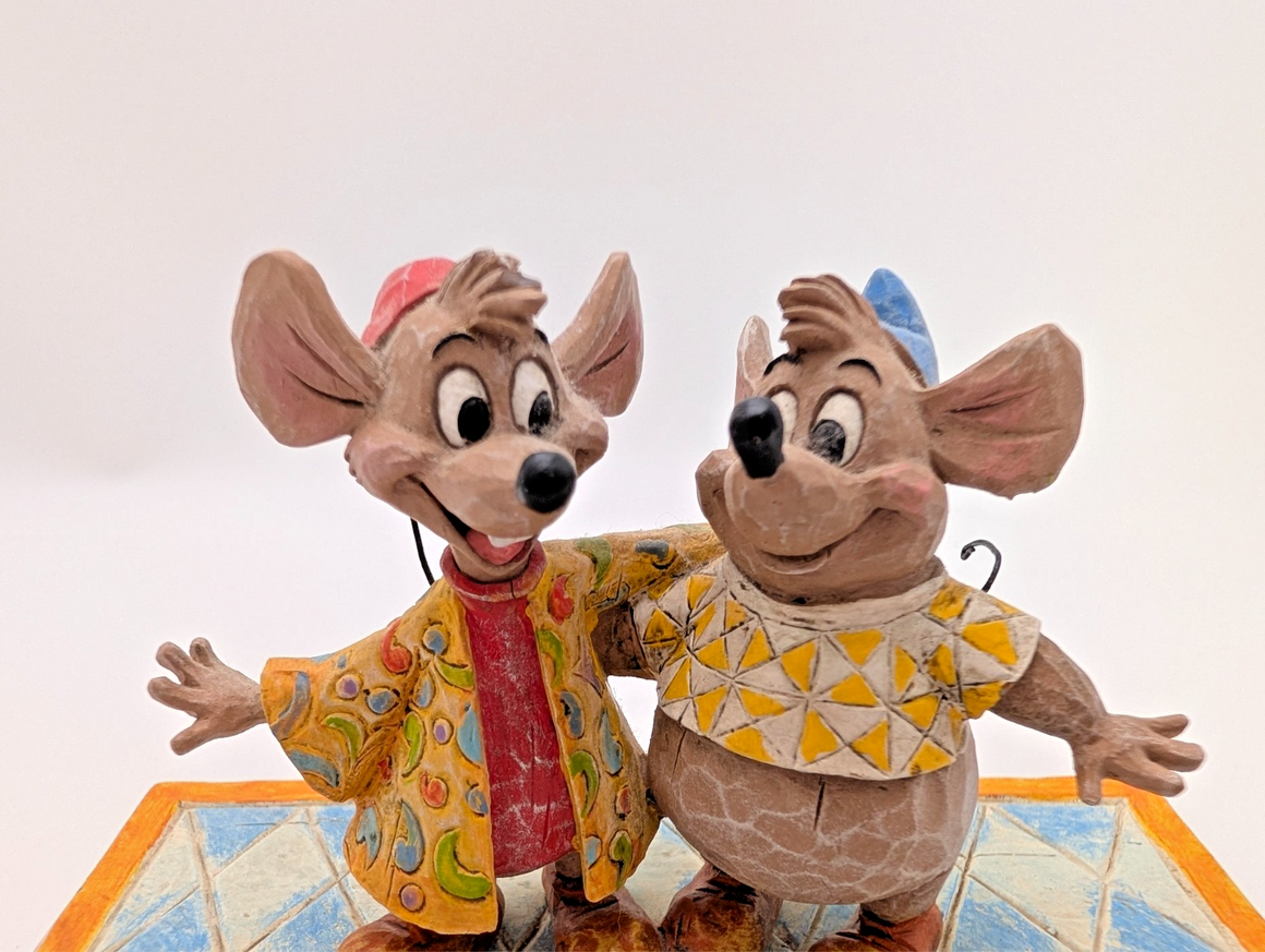 Disney Traditions Bosom Buddies Jaq and Gus trinket box 4007661 - full display view