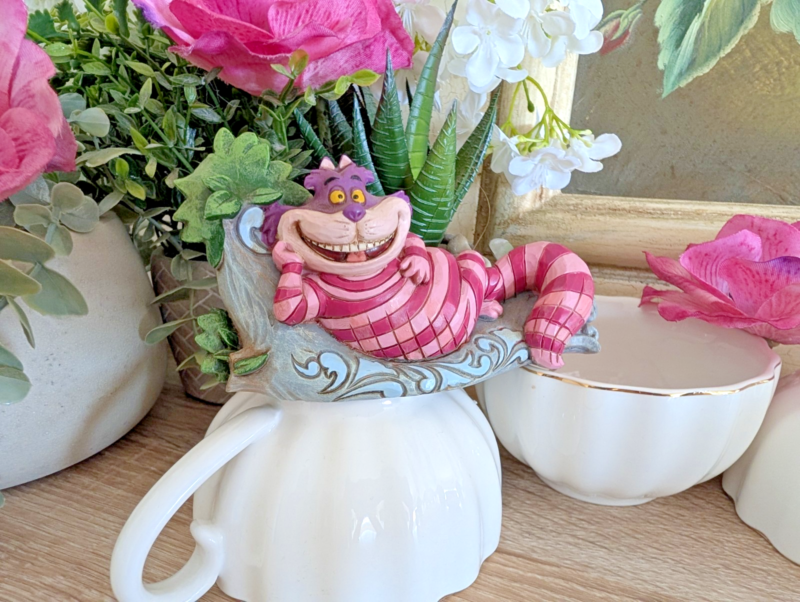 Disney Traditions Cheshire Cat The Cat's Meow figurine photo 2