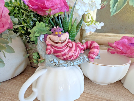 Disney Traditions Cheshire Cat The Cat's Meow figurine photo 2