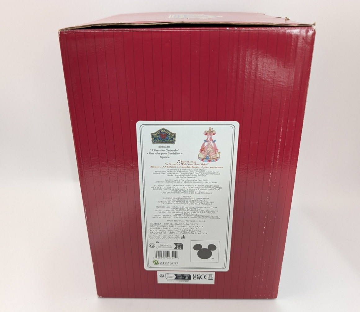 Disney Traditions Cinderella A Dress for Cinderelly Musical 6016340 by Jim Shore - Boxed - product view 20