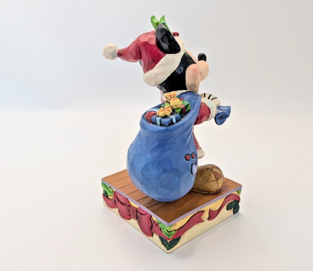 Disney Traditions Mickey Mouse Bringing Holiday Cheer 4052002 boxed figurine - maker mark