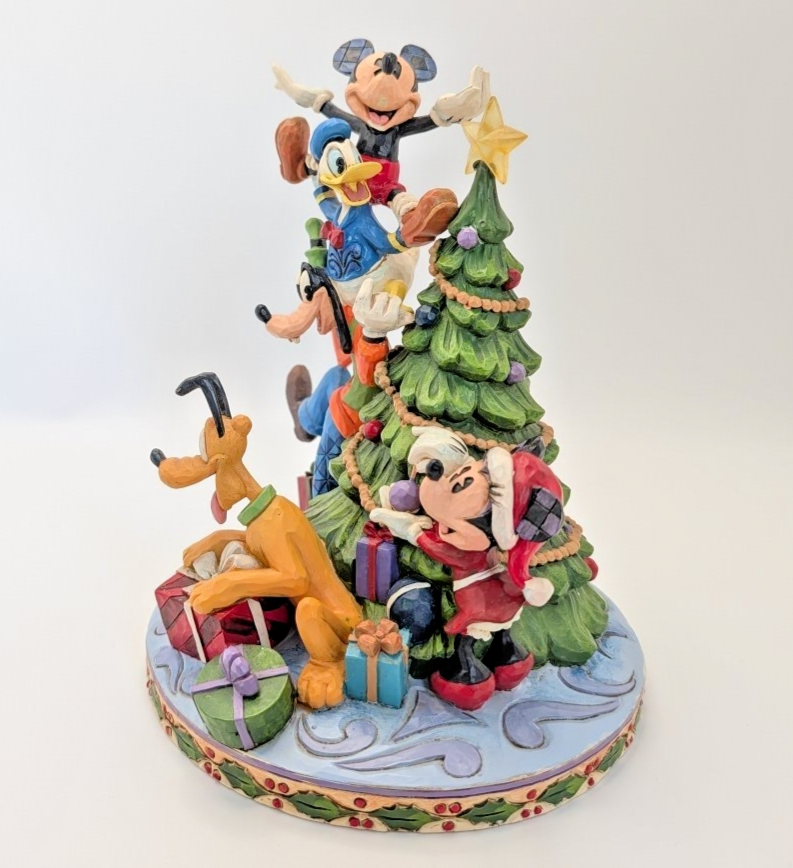 Disney Traditions Mickey and Friends Merry Tree Trimming 6008979 – left-side view