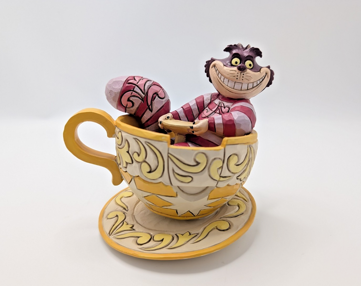 Disney Traditions Cheshire Cat Mad Tea Party 4032117 – detail and condition photograph 5