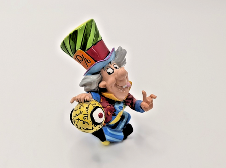 Disney Britto Mad Hatter Figurine Alice On Wonderland Colourful Pop Art 403397613