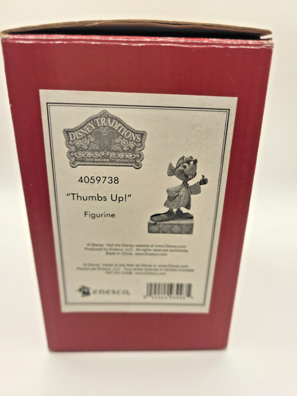 Disney Traditions Jaq Figurine Cinderella - Jim Shore Thumbs Up Boxed Ornament20