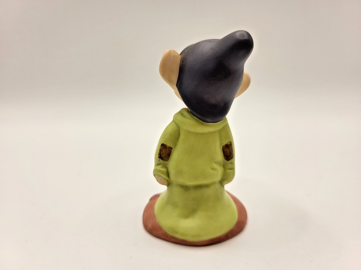 Disney Dopey Dwarf Ornament Grolier Snow White Porcelain Retro Ornament2