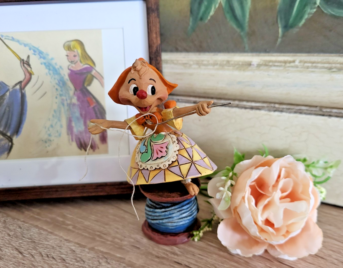 Disney Traditions Cinderella Mice Set Suzy Jaq Gus Figurines Jim Shore Boxed1